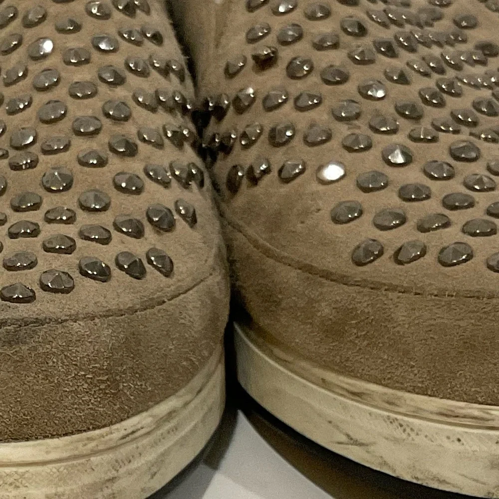 AUTHENTIC Prada Studded Accent Slip On Loafer - Picture 7 of 9